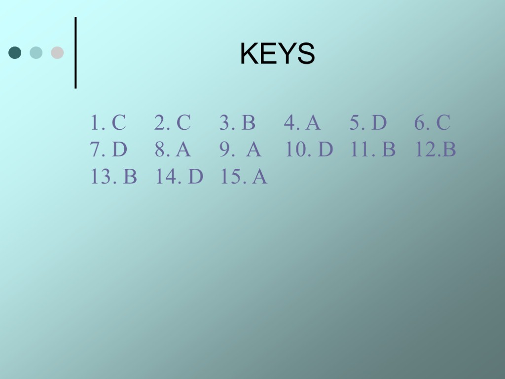 KEYS